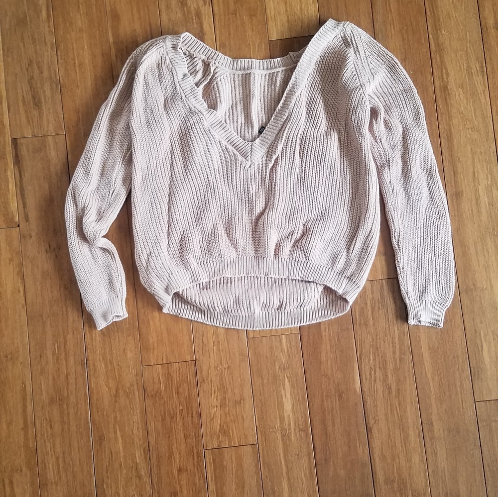 Pink sweater